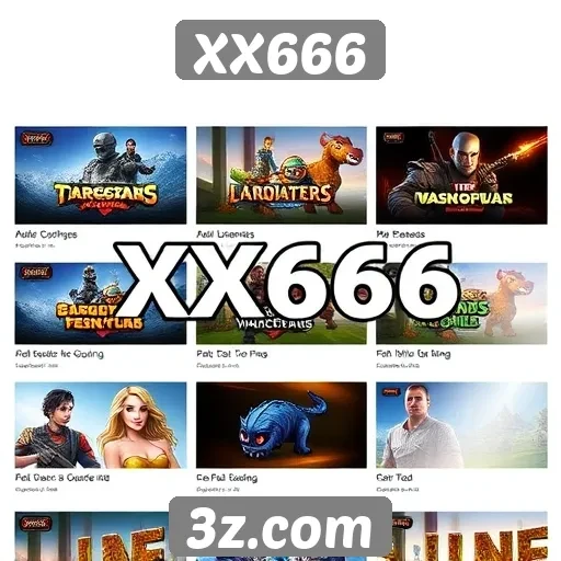 Diversidade de jogos disponíveis no XX666